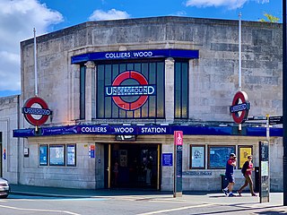 Colliers Wood tube station London Underground station