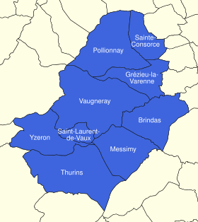 Comunità dei comuni dei Vallons du Lyonnais