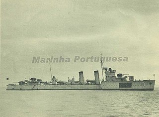 NRP <i>Dão</i> Douro-class destroyer of the Portuguese Navy, in service from 1935 to 1960