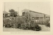 Covered bridge in Clinton, Indiana, 1852 to 1899.jpg
