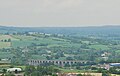 Craigmore Viaduct vanaf het Bernish Viewpoint in Newry