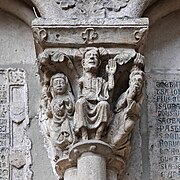 Cristo mostrando sus llagas, Portada del Sarmental (Catedral de Burgos).jpg
