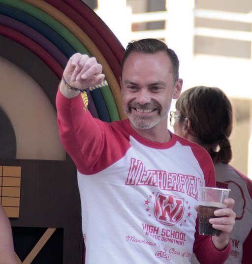 Daniel Brocklebank at Manchester Pride 2017