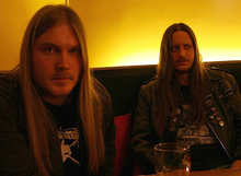 The track "Life in Remission" was inspired by the work of Darkthrone (pictured in 2005). Darkthrone crop.png