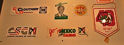 Stickers from the Salinas de Gortari, Cardenas and Clouthier campaigns DiazFoxMODO73.JPG