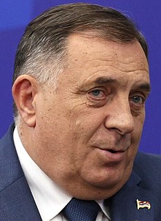 Milorad Dodik Bosnian Serb politician