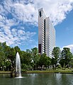 * Nomination: Building Dreischeibenhaus in Düsseldorf photographed from the park Hofgarten --Tuxyso 18:37, 18 May 2024 (UTC) * * Review needed