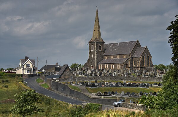 Drumcree Church, Portadown where Wright appeared at the 1996 Drumcree standoff to support the Orange Order's right to march its traditional route thro