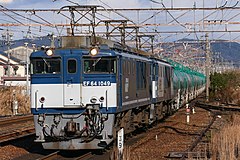 JR Freight EF64 1049 in December 2019