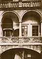 Eckert:Arkáda ve dvoře renesančního Melantrichova domu čp. 471, zbořeného v r. 1893
