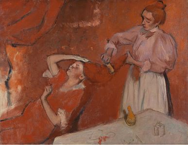 Edgar Degas: Beim Haarkämmen (ca. 1896)