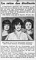 Election de la reine des étudiants - Le Petit Parisien - 27 février 1921 - page 1 - 5ème colonne.jpg