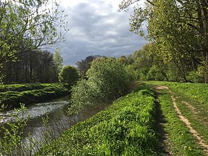 Emsaue nature reserve (ST-102) between Gimte and Greven (April 2017)