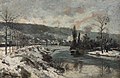 Paysage hinvernal à la rivière (c.1880)