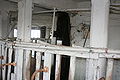 Milking stalls on the lower level of the Felker Round Barn in Mt. Morris Township, Mt. Morris, Illinois, USA.