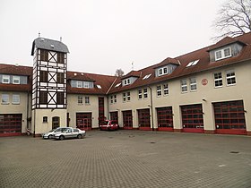 Hauptwache der Berufsfeuerwehr und Wache der Freiwilligen Feuerwehr der Kernstadt Mühlhausen