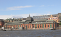 Fischauktionshalle von der Elbe aus gesehen