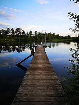 Flatasjön, från bryggan