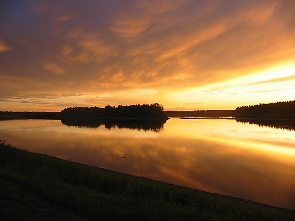 Peace River in Fort Vermilion, Alberta.