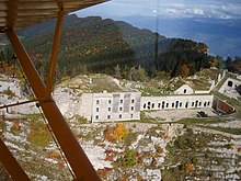 Vue aérienne du fort du Saint-Eynard.