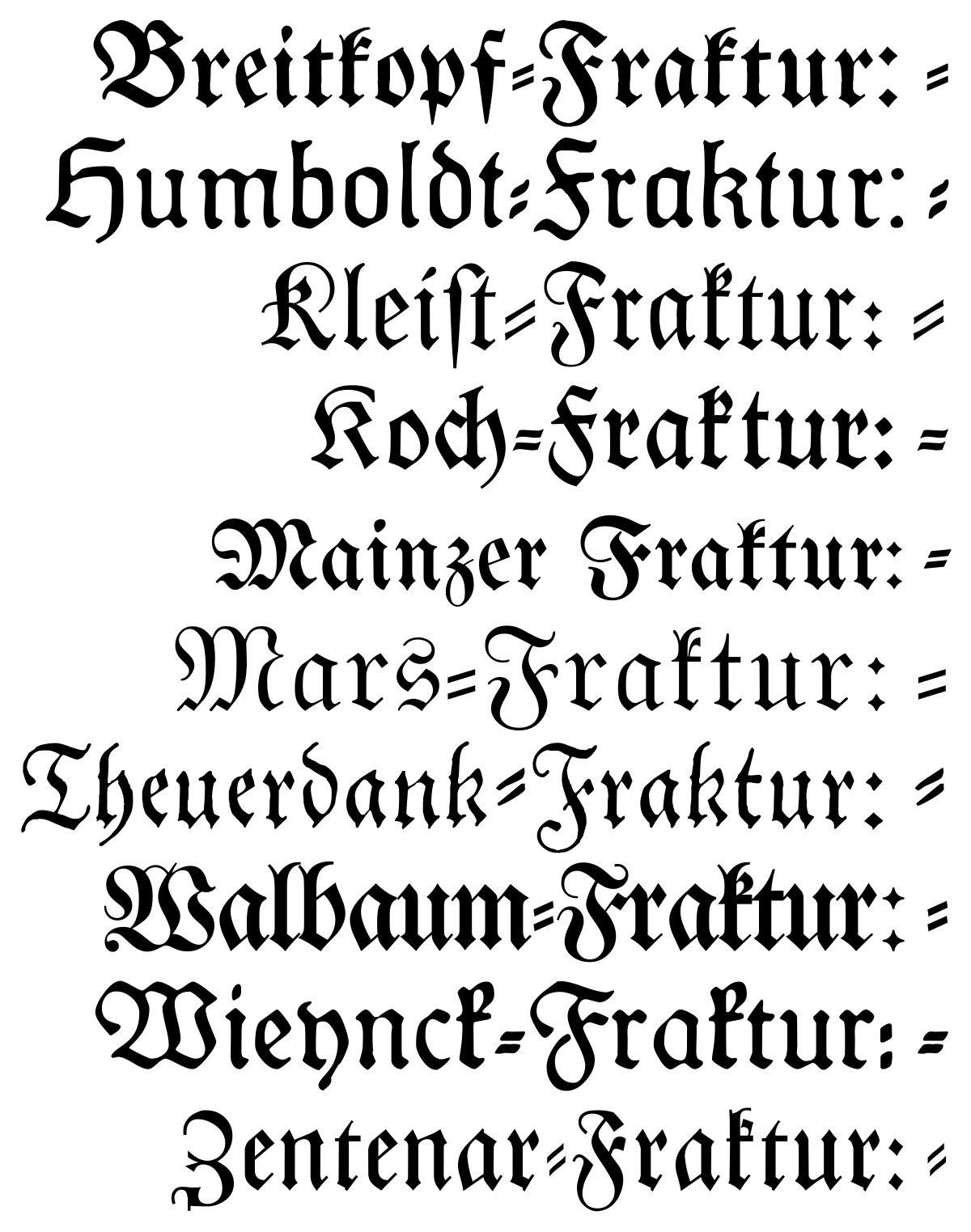 Bertholdr Mainzer Fraktur Font · 1001 Fonts