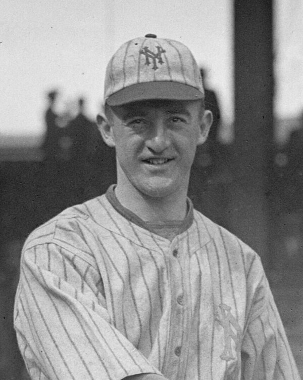 Frisch with the New York Giants, circa 1919