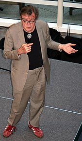 Keillor in 2010, wearing his signature red shoes