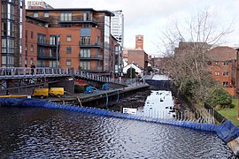 Gas Street drained W&B Canal 70