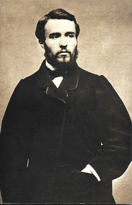 Clemenceau at age 24, c. 1865