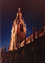 Church of the Virgin Mary by night