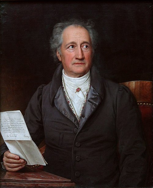 ヨハン・ヴォルフガング・フォン・ゲーテ（Johann Wolfgang von Goethe）Wikipediaより