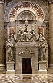 The tomb of Pius VII in Saint Peter's Basilica. (Source: Wikimedia)