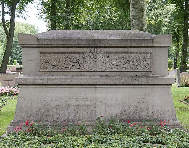 Grabmal von Post in Bremen, Riensberger Friedhof H 109-110