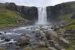 Gufufoss, Egilsstaðir eta Seyðisfjörður-en arteko errepidetik gertu.