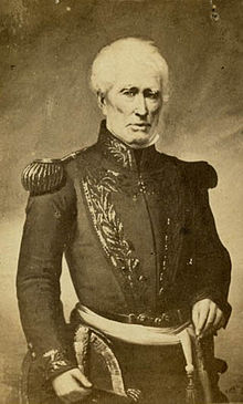 William Brown is considered to be a founding father and national hero in Argentina thanks to his efforts during the Argentine War of Independence and subsequent wars to defend the newfound nation Guillermo Brown 1865.jpg