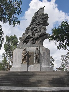 Monumento a la Victoria del 5 de Mayo Sculpture in Puebla, Mexico