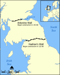 Antonine Wall: Defensive fortification in Roman Britain