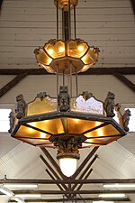 Chandelier at Lake Store Hamilton's Fishing Bridge Store, chandelier.jpg