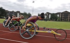 American wheelchair racer Hannah McFadden