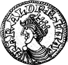 ציור של מטבע של האראלד השלישי