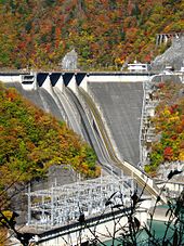Photographie du barrage Hatanagi-I