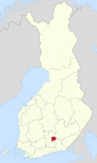 Lage von Heinola in Finnland