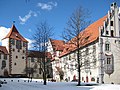 Inner courtyard of the Hohes Schloss Fuessen