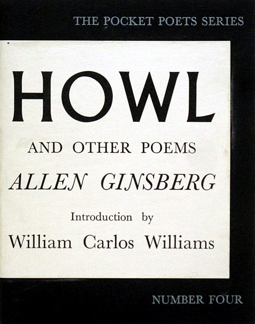First edition cover of Ginsberg's landmark poetry collection, Howl and Other Poems (1956)