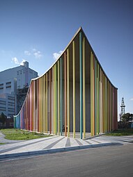 Xiafu Activity Center, Xiafu, Taiwan, by IMO Architecture + Design and JC Cheng & Associates, Architects & Planners, 2017[95]