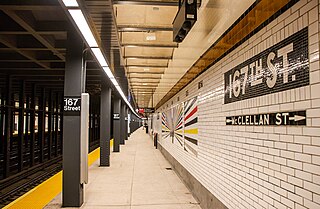 167th Street station (IND Concourse Line) New York City Subway station in the Bronx