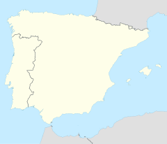 ジブラルタルの位置（イベリア半島内）