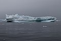 Icebergs in Disko Bay in Baffin Bay