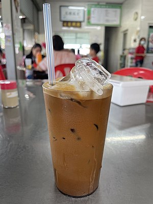 Iced Milo aka "Milo Ais" or "Milo Peng". A popular drink in Singapore and Malaysia