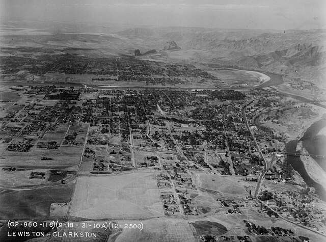 View of Lewiston, Dec. 1936